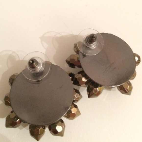 Bronze party earrings - Picture 3 of 4